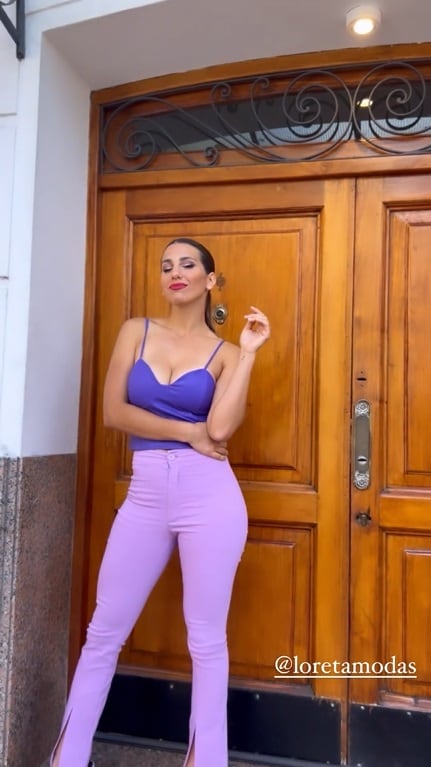 La bailarina impactó con su outfit otoñal colorido en las redes sociales / Foto: Instagram