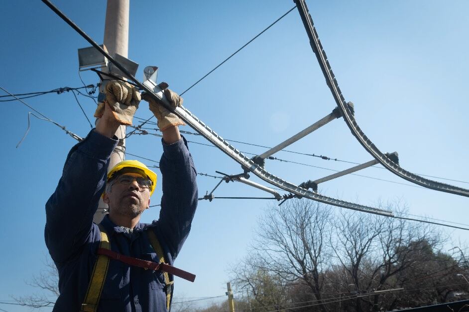 La provincia tiene más de 100 kilómetros de cableado. Aseguran que no representa riesgo y que se le hace mantenimiento. Foto: 