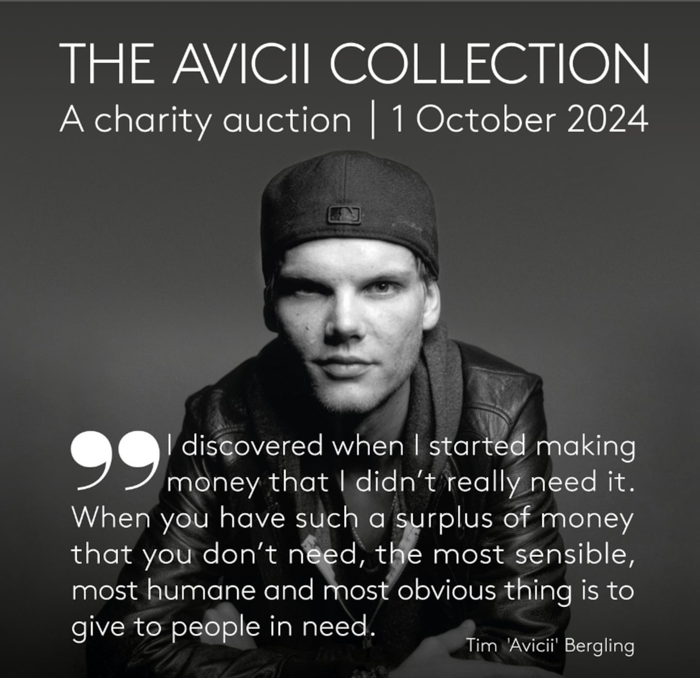 A 6 Años de la muerte de Avicii, subastan sus objetos personales para apoyar a una fundación