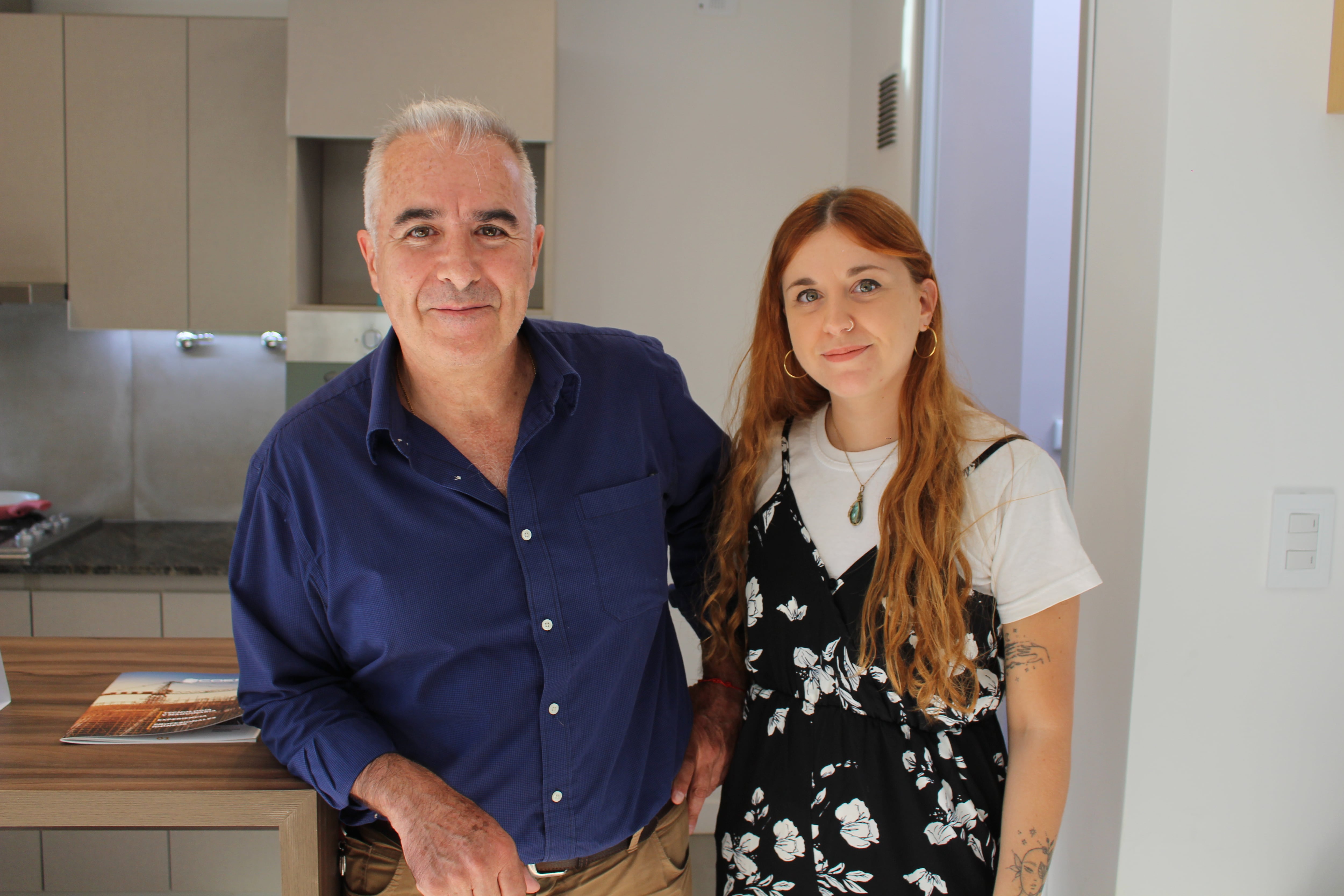 Enzo y Antonella Fabrizi.