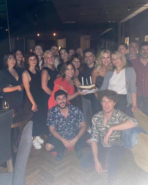 Yanina en el festejo de su cumpleaños en un reconocido bar porteño.