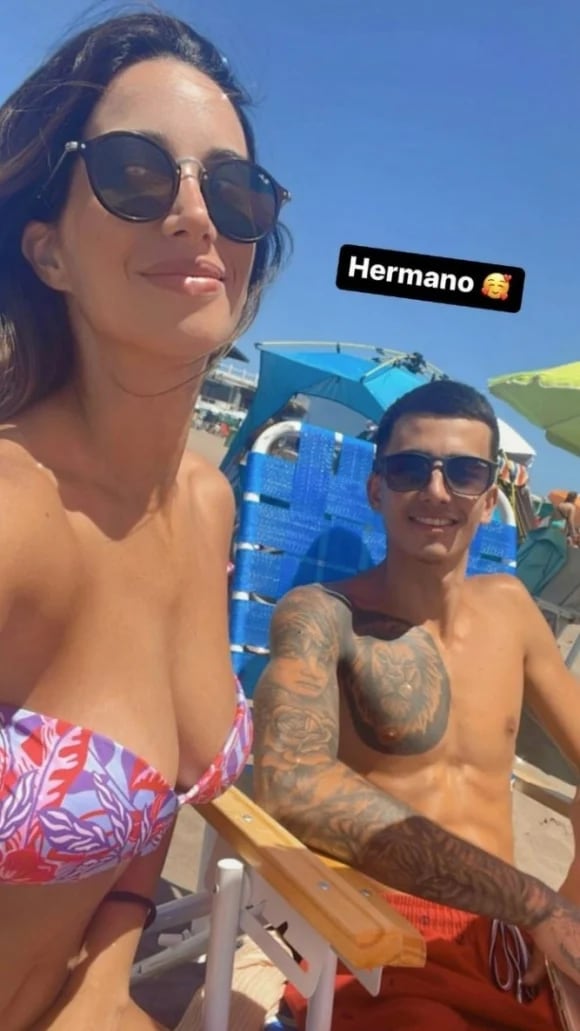 Estefi Berardi presentó a su hermano en Instagram  y las fans reaccionaron.