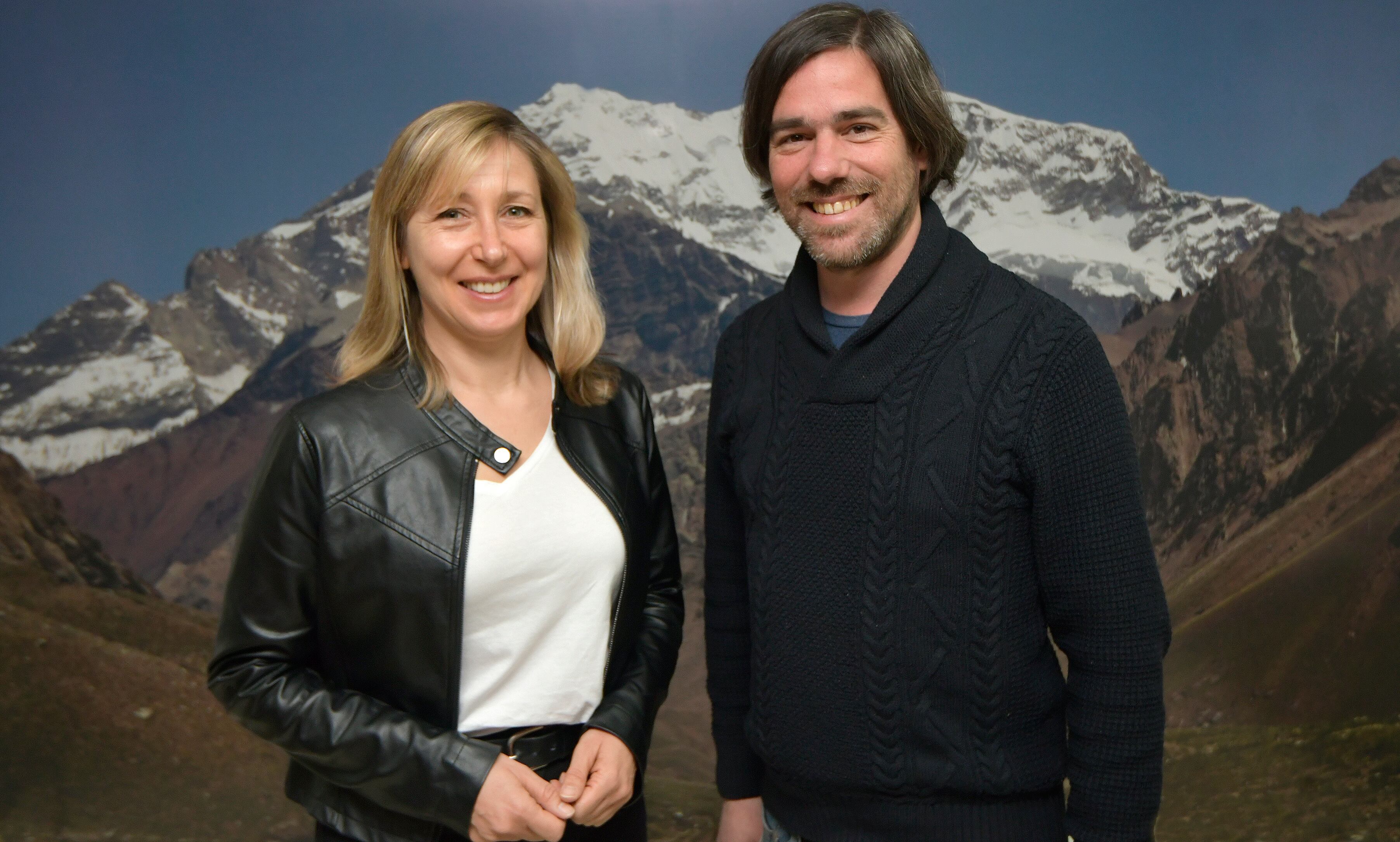 Myriam Bregman ​junto a Nicolás del Caño. Foto: Orlando Pelichotti / Los Andes