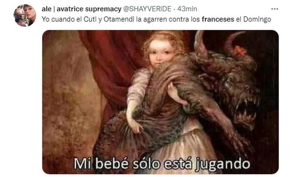 Los mejores memes del triunfo de Francia ante Marruecos. Foto: Infobae