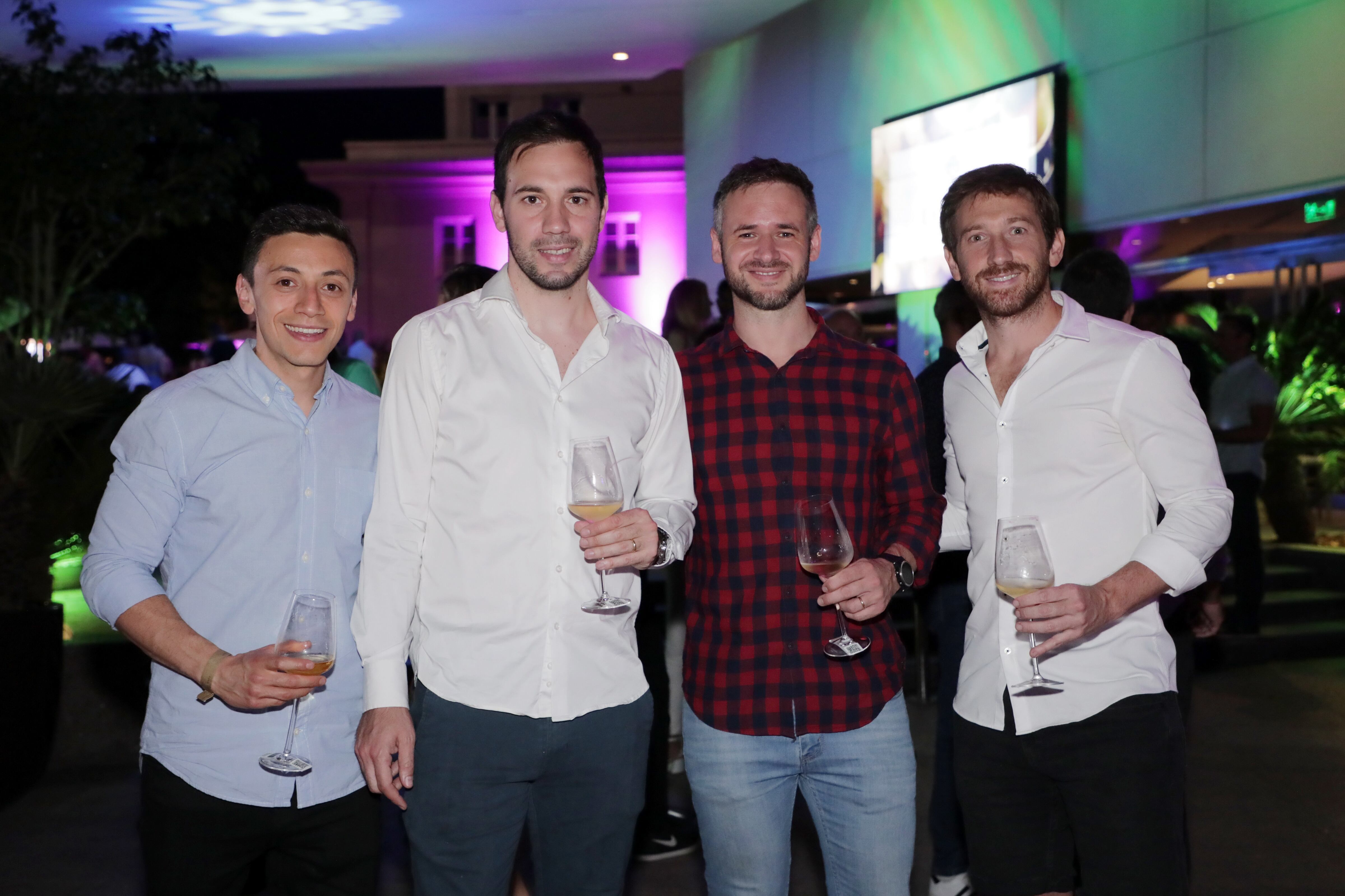 Mariano Cubillos, Martín Marcianesi, Juan Estevez y Juan Pablo Becker