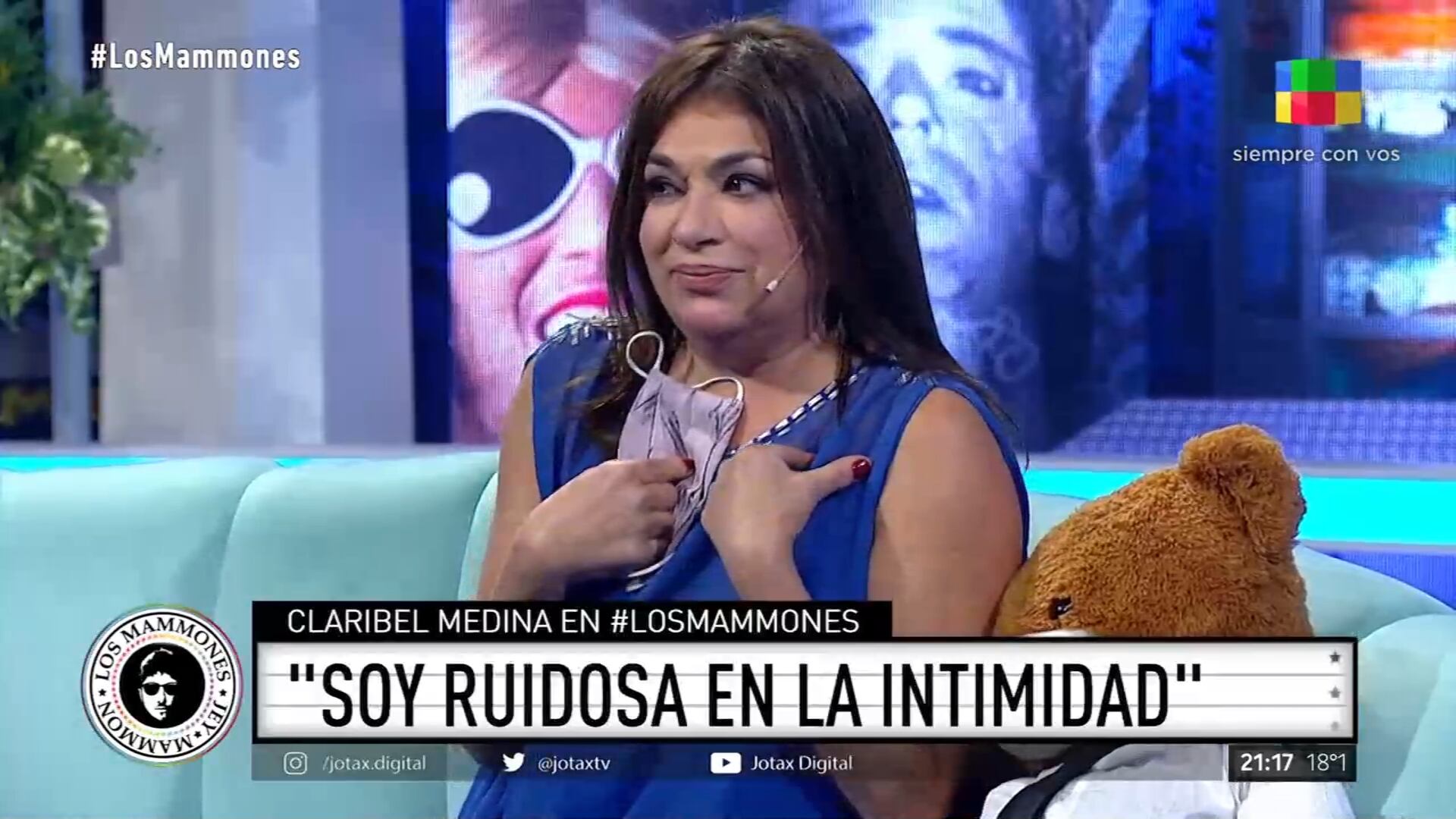 Claribel Medina en Los Mammones.