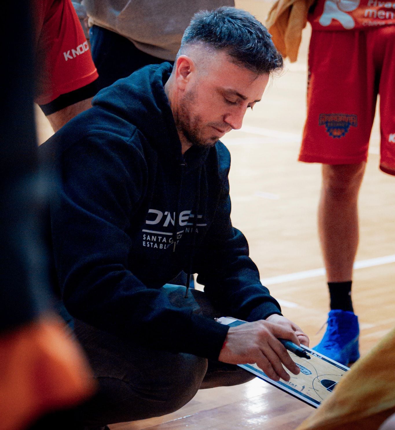 Sebastián Torre, DT de Rivadavia Básquet.