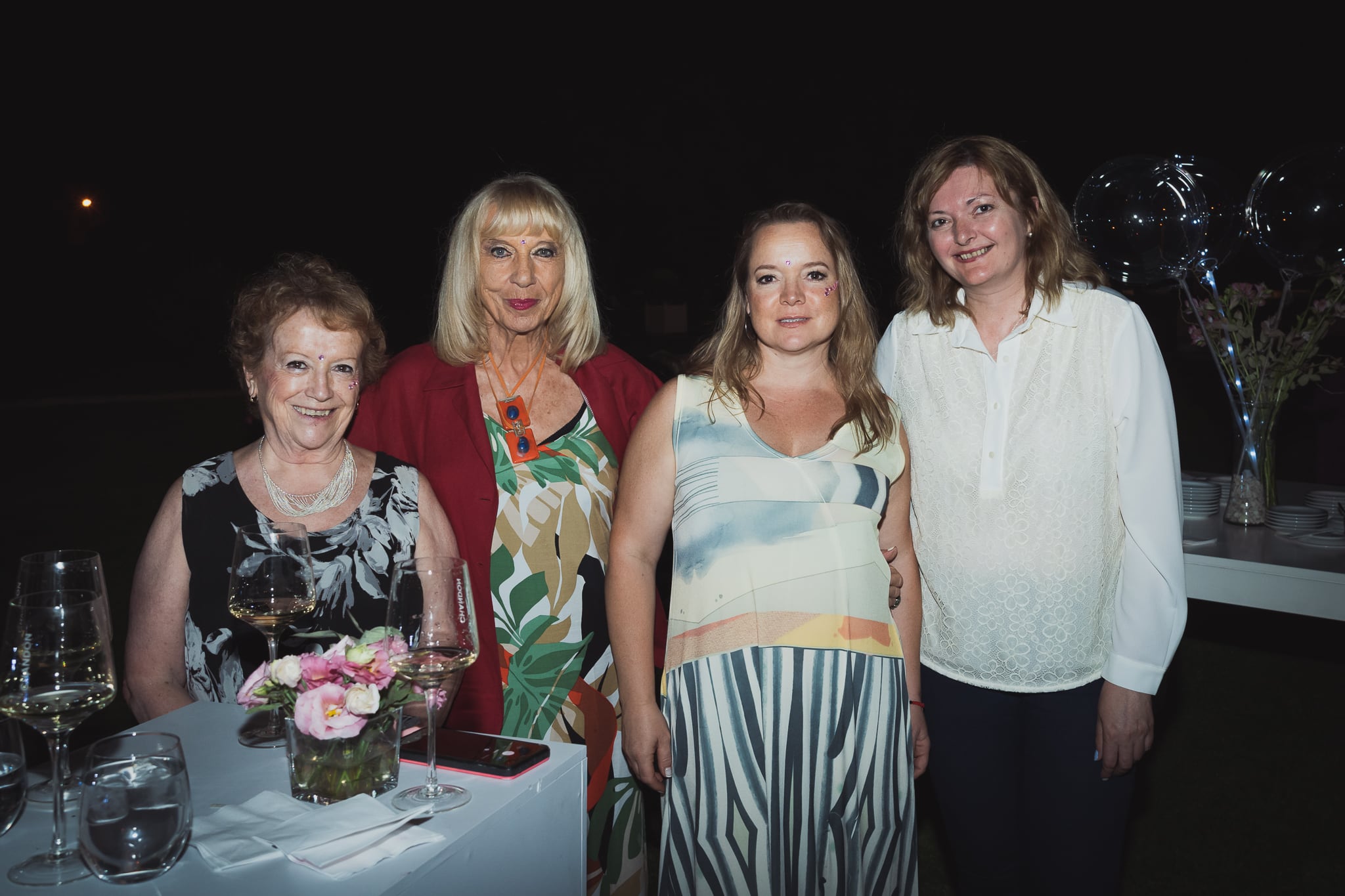 Beatriz Giacani, Lila Levinson, Lorena Alvarez y Roxana Giusti.