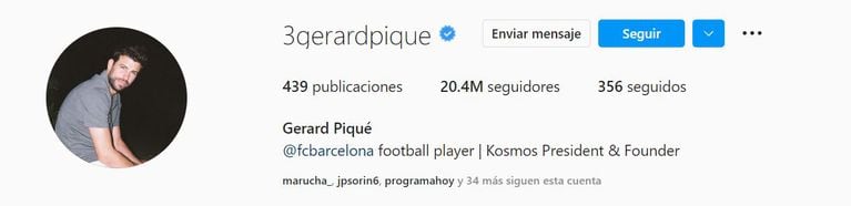 Posteo de Gerard Pique