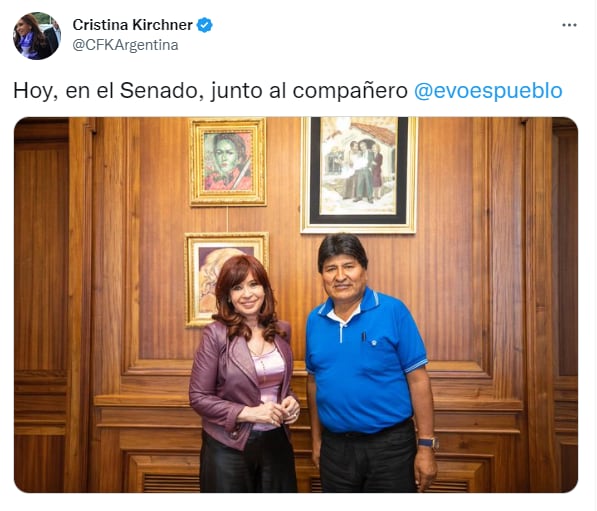 Twitter Cristina Kirchner