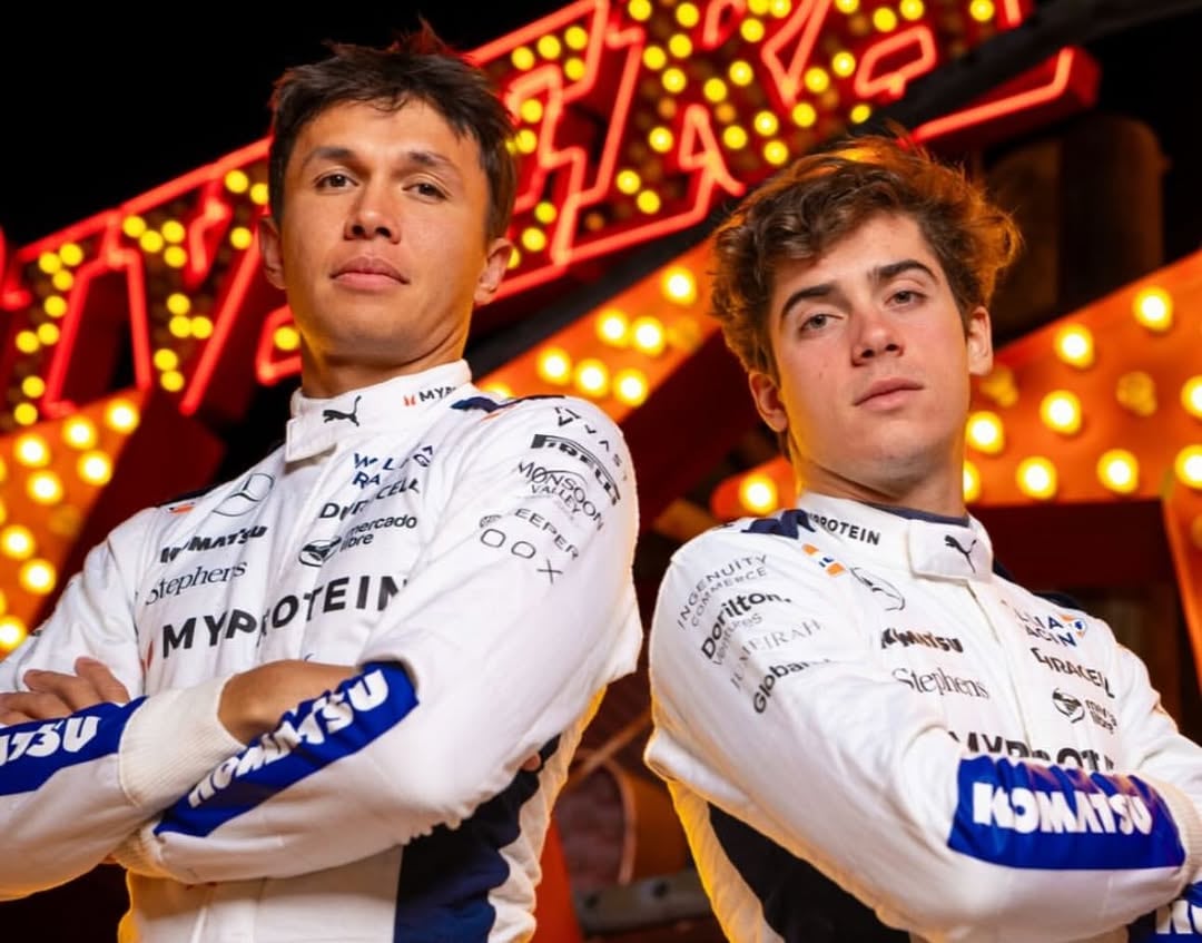 Alex Albon y Franco Colapinto