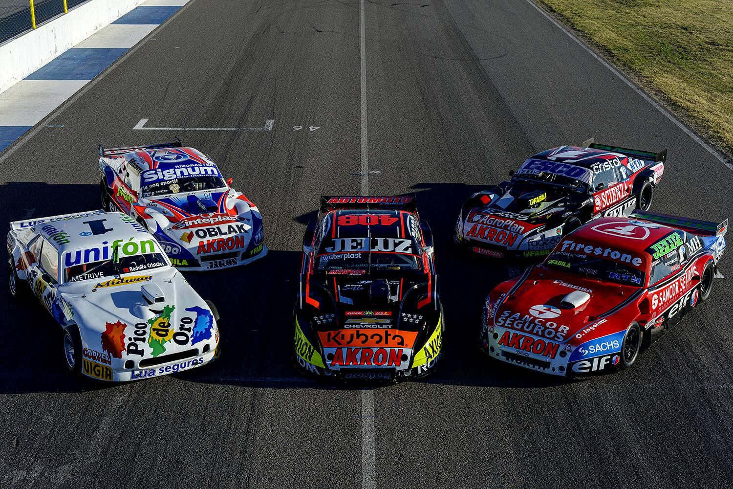 Estos son los Chevrolet con los que Ortelli fue campeón del TC