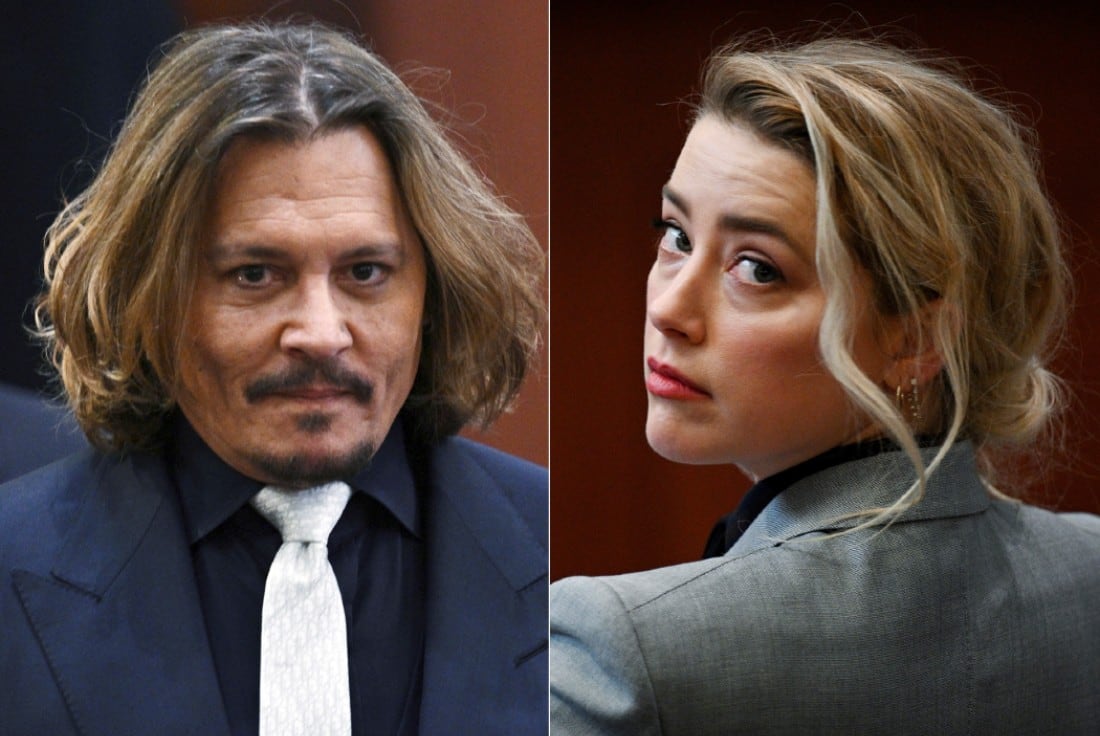 El juicio de Johny Depp a Amber Heard (AP).