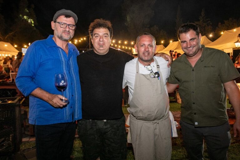 Christophe Krywonis, Alejandro Vigil, Hernán Viva y Francisco Rosat. - Foto: Walter Talotti