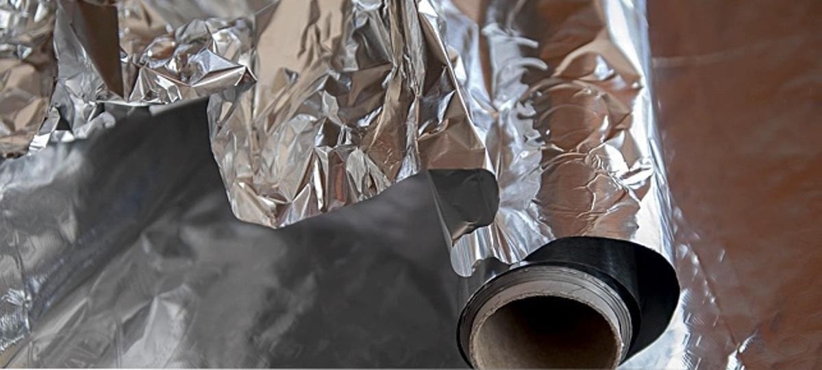 Con papel aluminio podrás hacer un impresionante adorno