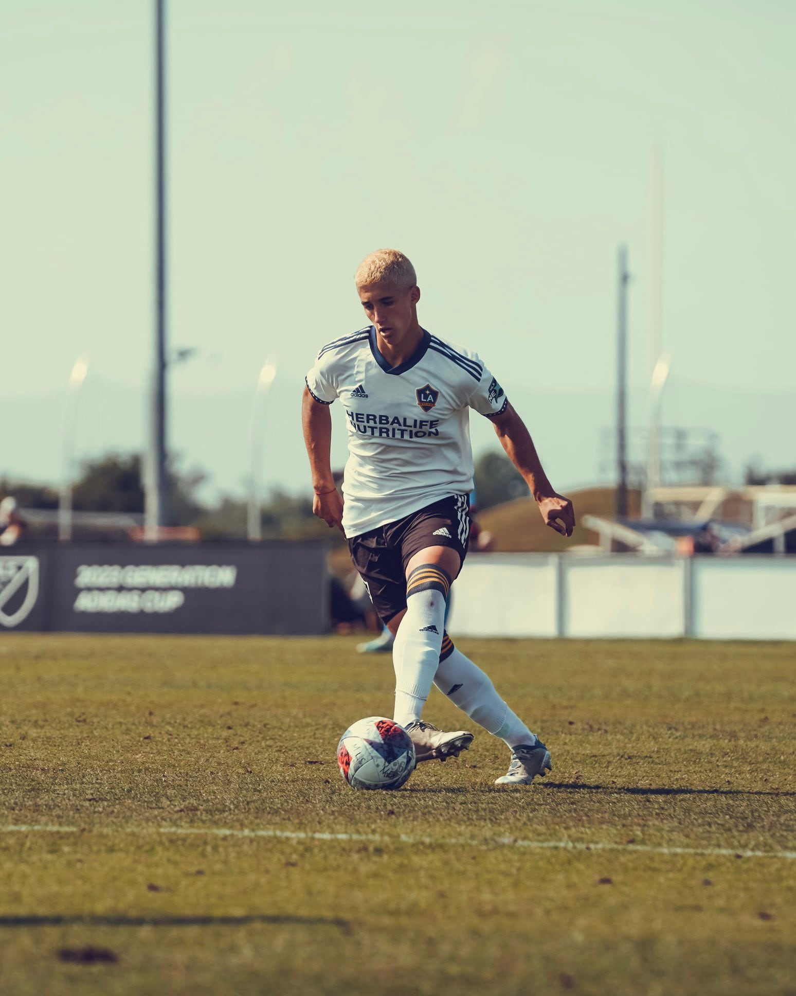 Nicolás Barros Schelotto, futbolista de la Sub17 de LA Galaxy de la MLS