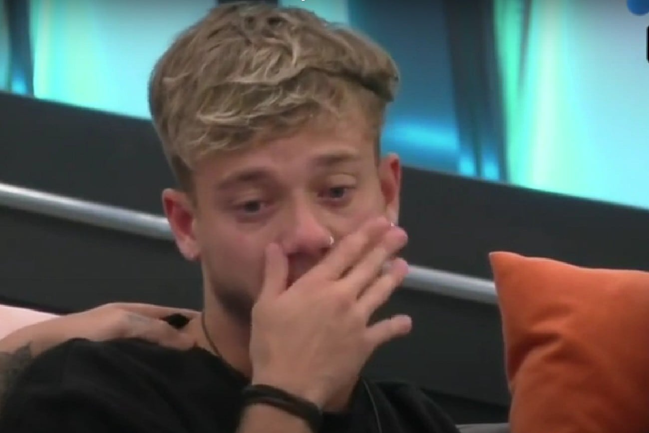 Nacho lloró al recordar la muerte de su mamá. (Captura "Gran hermano")