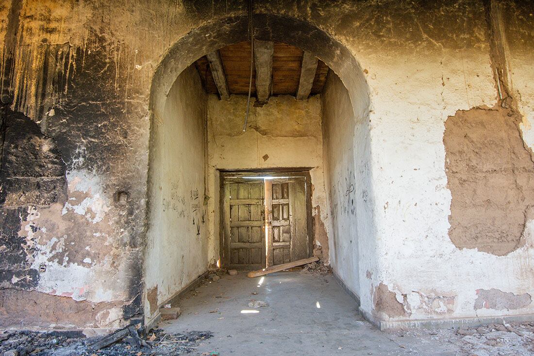 Otro de los espacios de la casa de la Capilla del Rosario de Guaymallén.