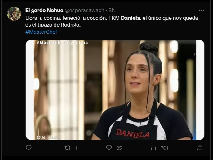 Bronca en las redes sociales por la eliminación de Daniela