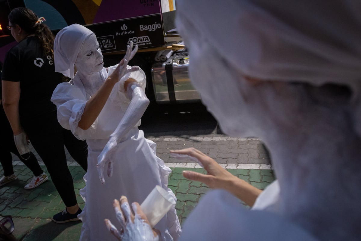 La Vía Blanca regresó después de dos años con mucha gente en la calle y el mismo fervor de siempre Foto: Ignacio Blanco / Los Andes