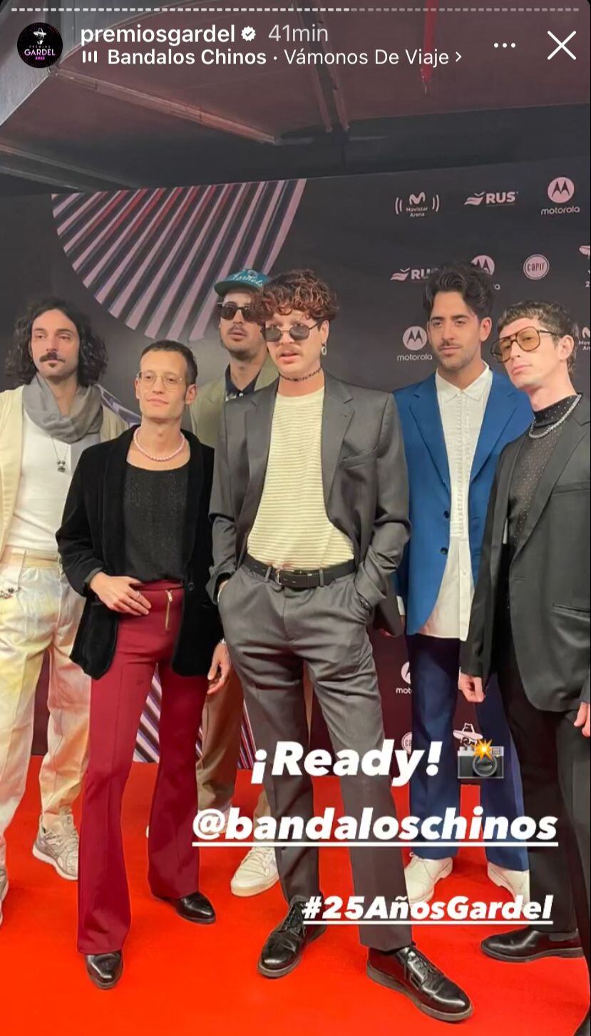 La alfombra roja de los Premios Gardel 2023.