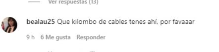 Una seguidora de Jimena Barón mandó al frente a la cantante por el desorden de su casa.