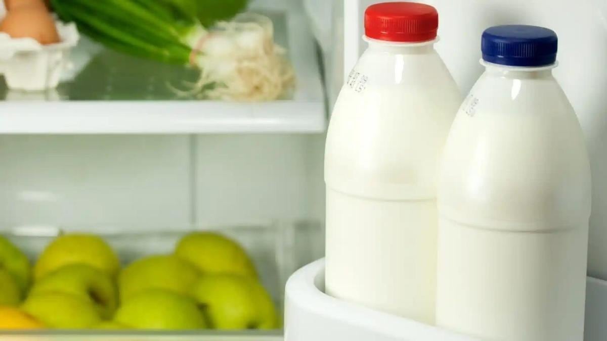 Las razones por las que hay que evitar la leche en la puerta de la heladera