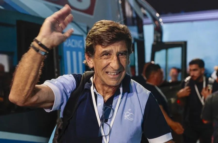 La cuenta oficial de Racing uso una frase célebre del ídolo de Boca para agradecerle al entrenador.