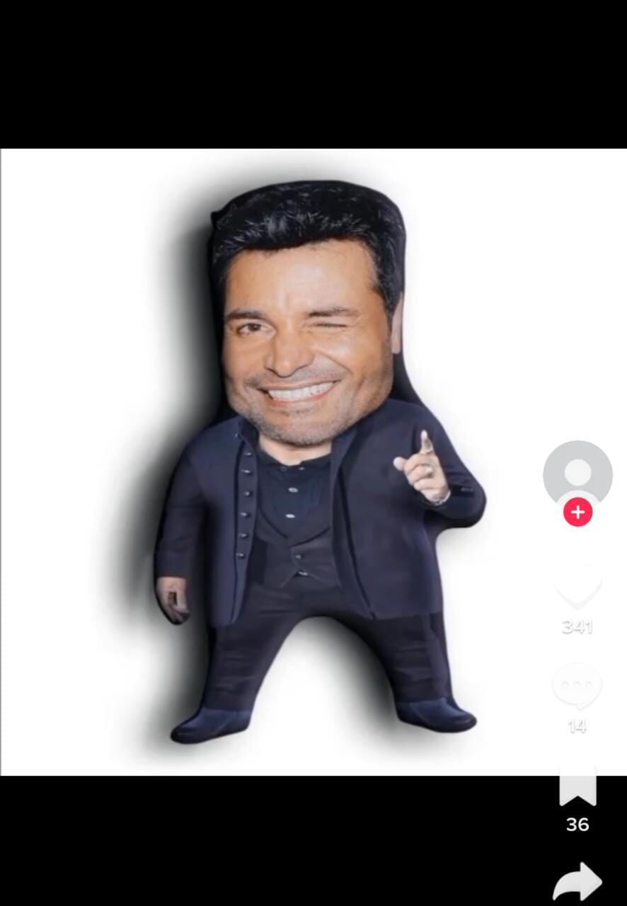 La almohada de "Chayanne Chiquito" se hizo viral en Tiktok y se vende en plataformas digitales.