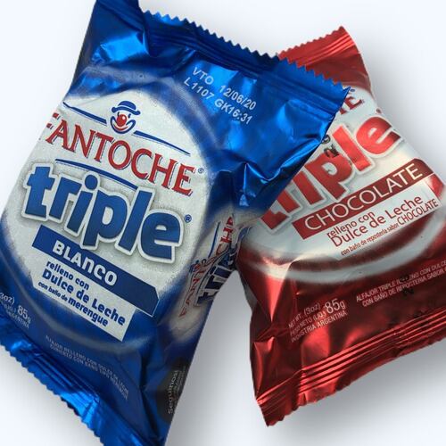 El alfajor 'triple' es propiedad solo de Fantoche, ya que son los inventores de la delicia y los dueños de dicha denominación.