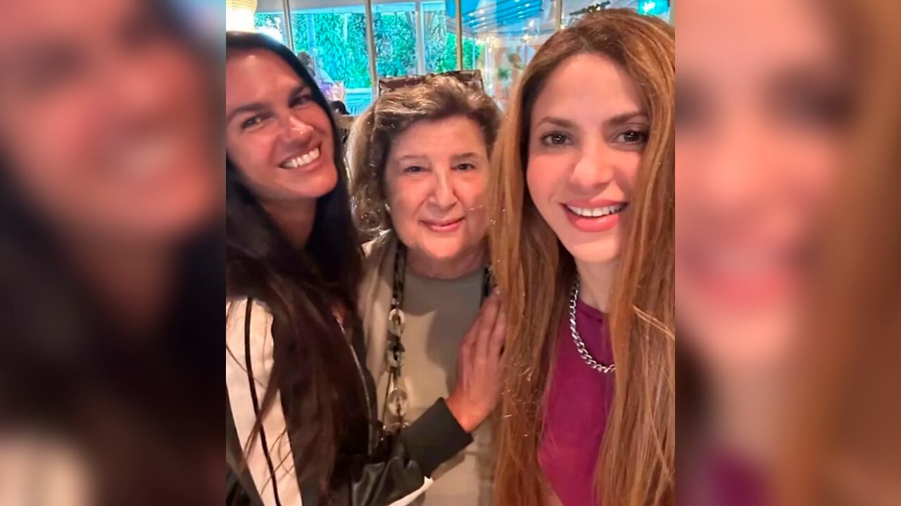 Shakira junto a su exsuegra. Foto: Instagram / @shakira