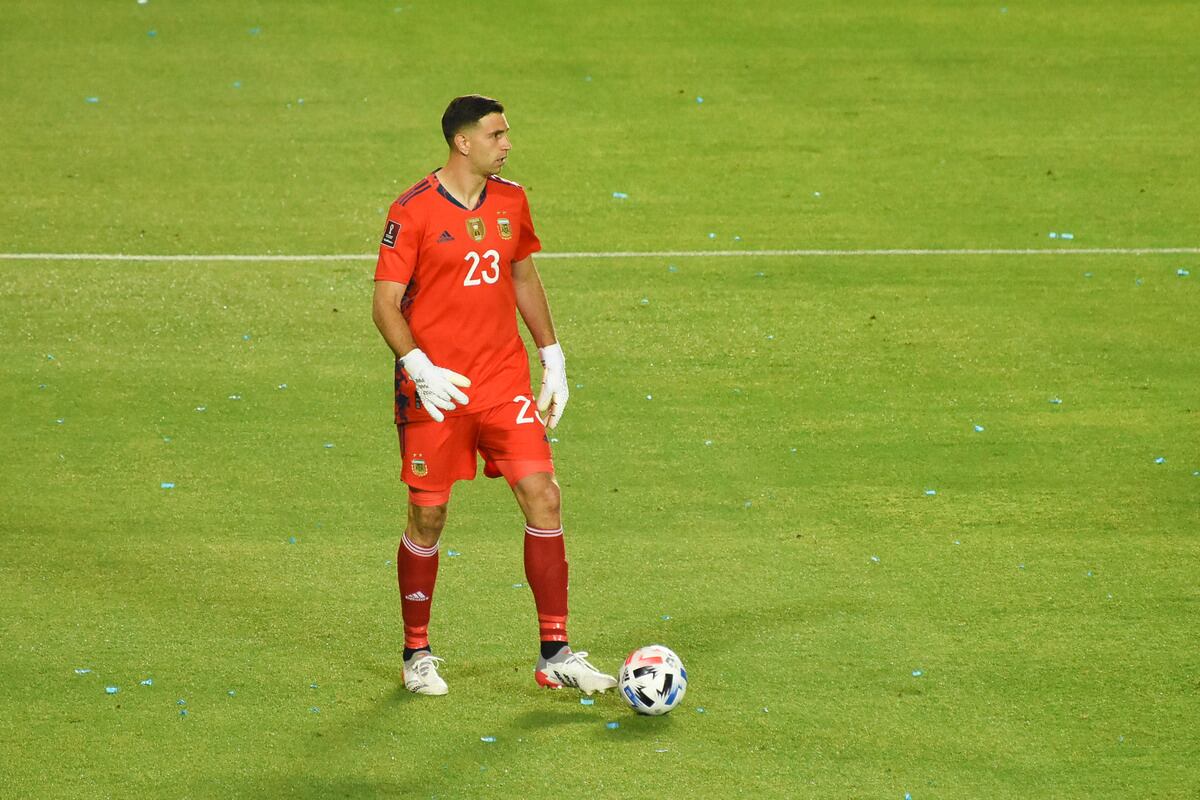 Dibu Martínez será el arquero titular de Argentina en el Mundial. 
Foto: Mariana Villa