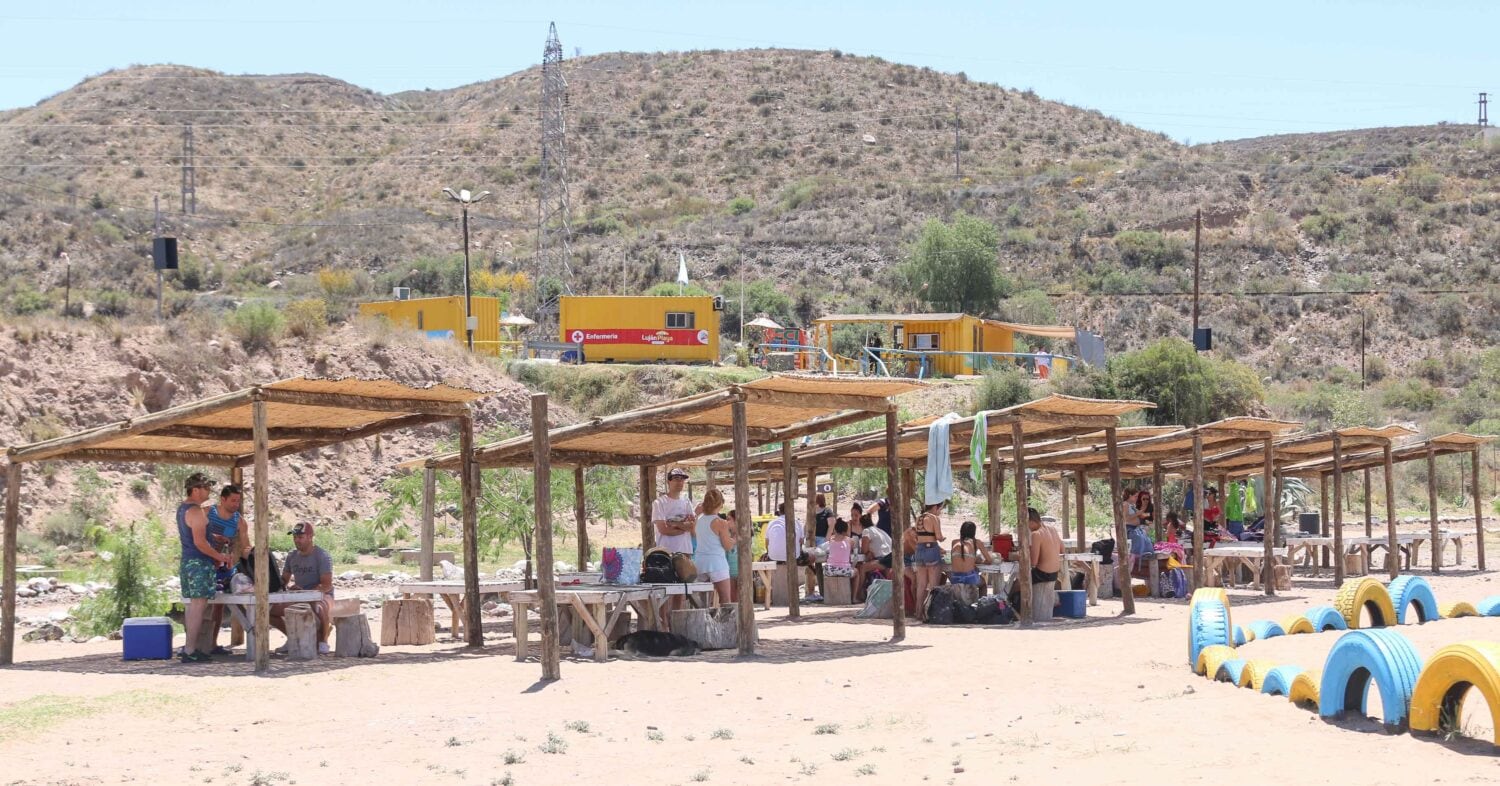 Comenzó la temporada en las playas de Lujan