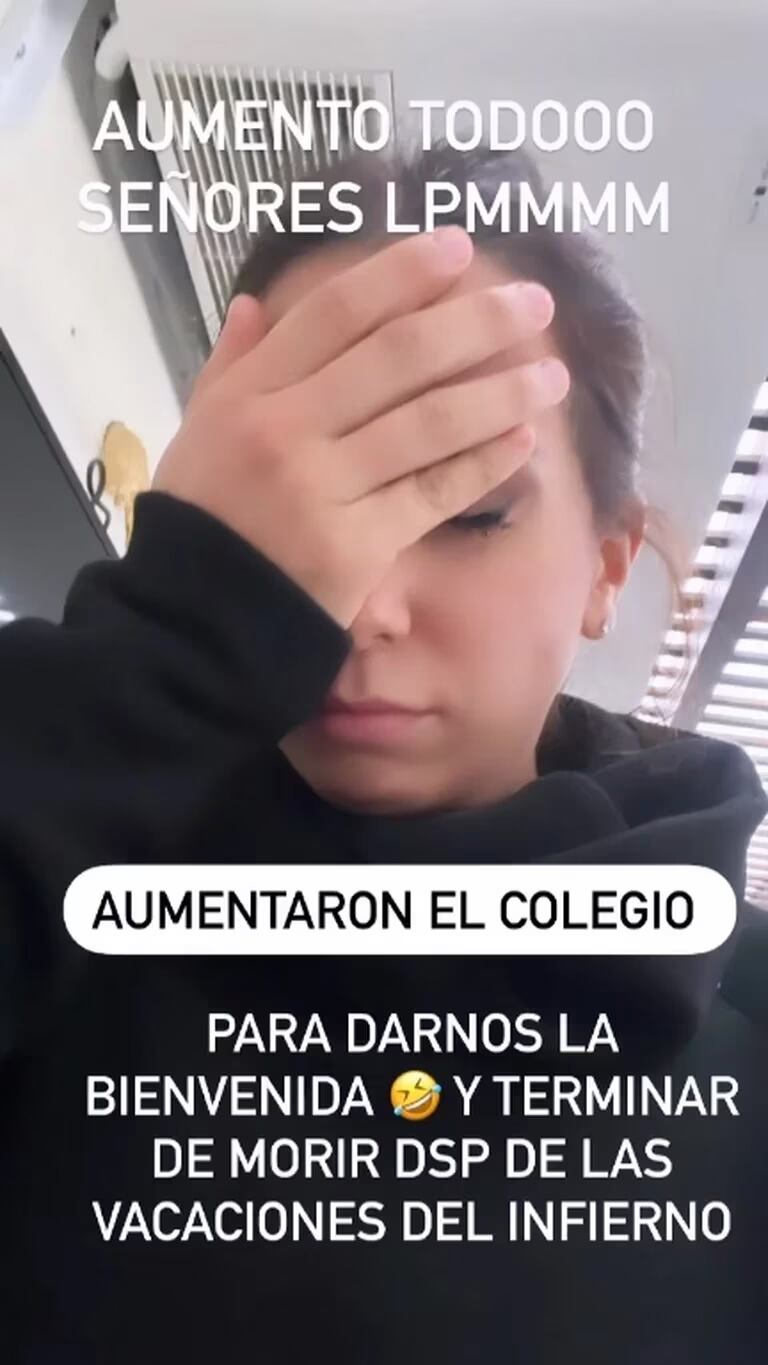 Cuánto paga Cinthia Fernández por la educación de sus hijas.