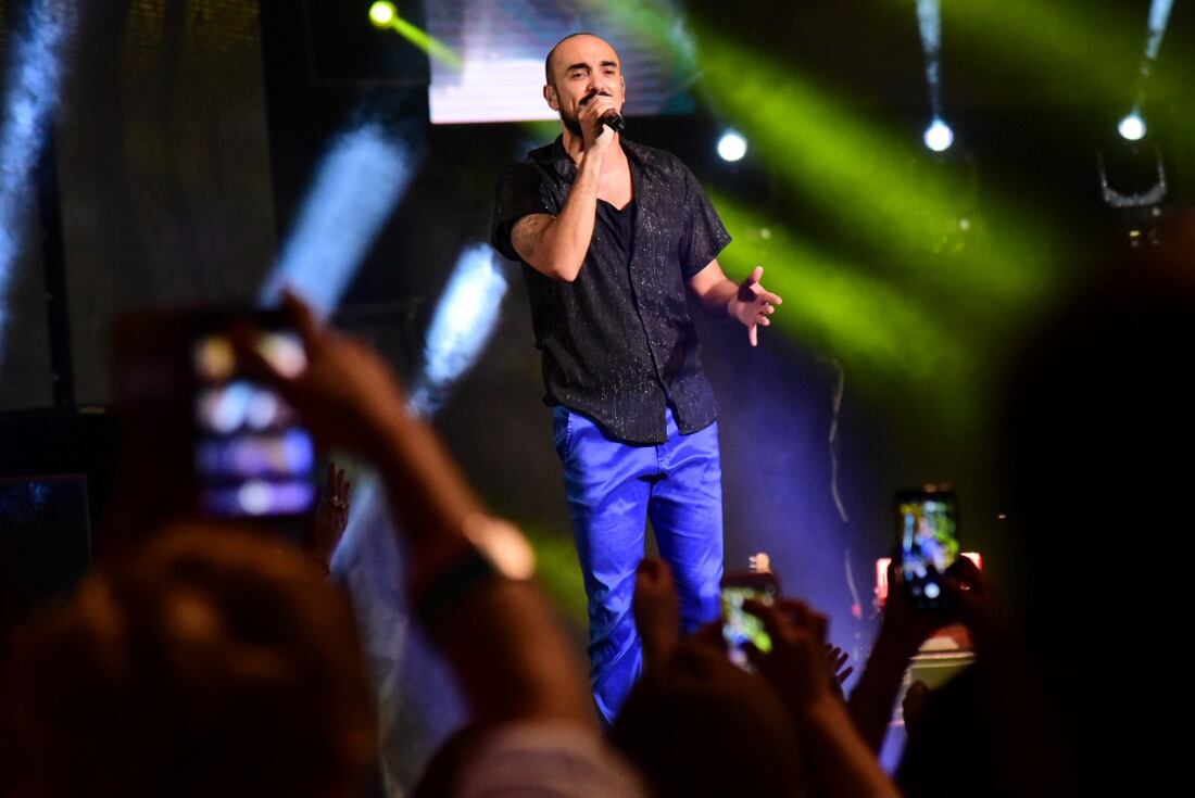 El cantante dio dos conciertos en el Arena Maipú.