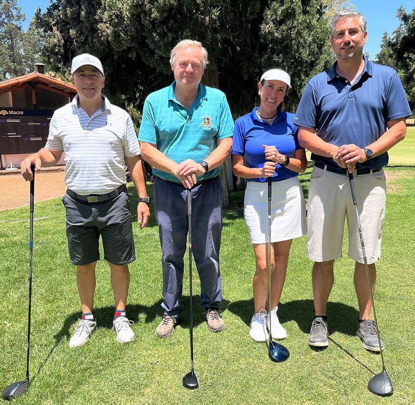 Roberto Reta, Diego Arenas, Carolina Canepa y Gonzalo Gallego.