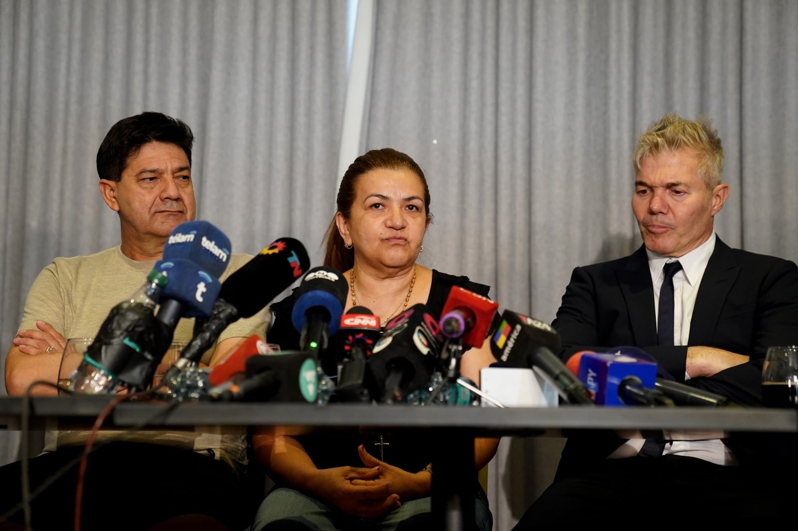 Graciela Sosa habló en conferencia de prensa luego de la sentencia por el crimen de su hijo (Gentileza Clarín)