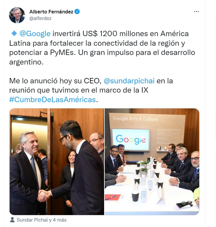 Twitter Alberto Fernández