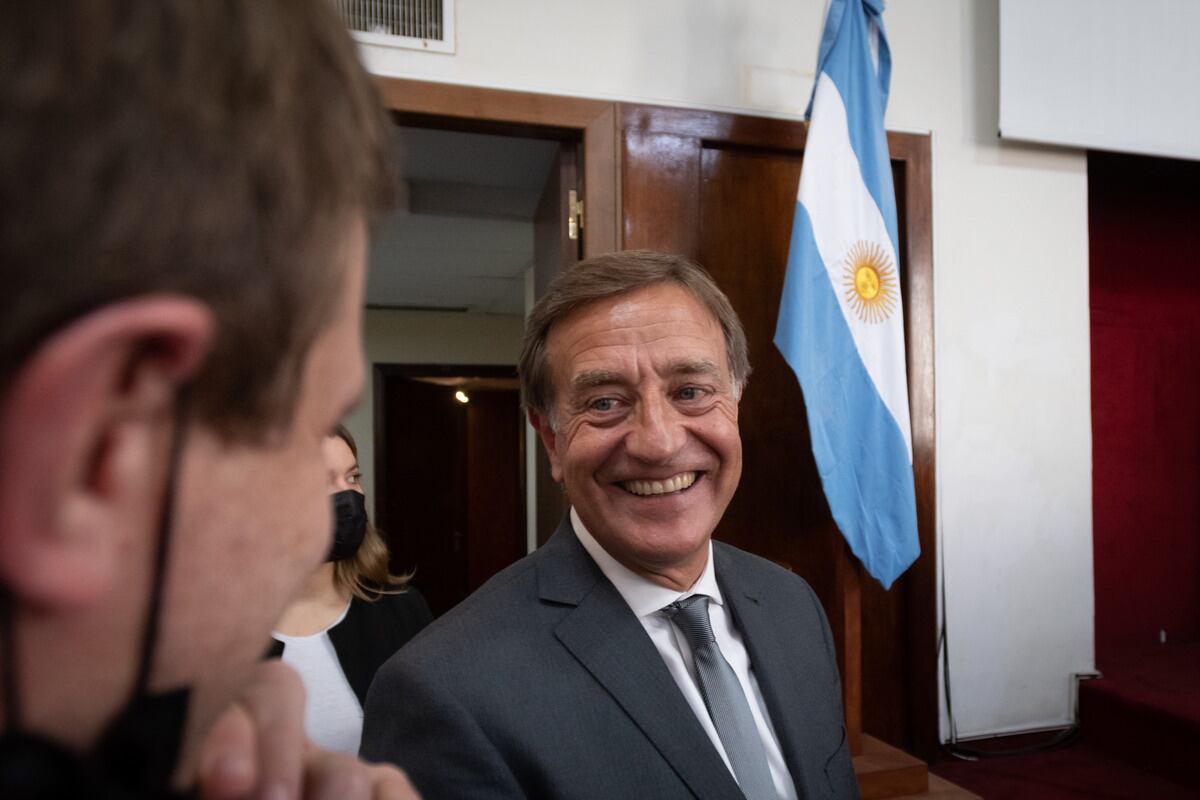 El Gobernador Rodolfo Suárez estuvo presente en el acto de apertura del Año Judicial
Foto: Ignacio Blanco / Los Andes  