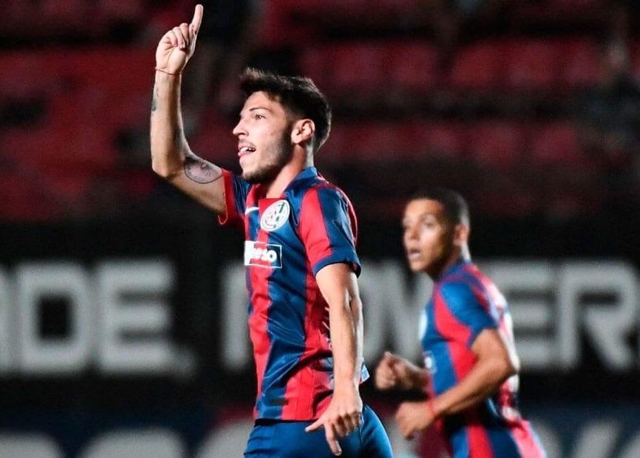 Agustín Martegani, actual futbolista de San Lorenzo