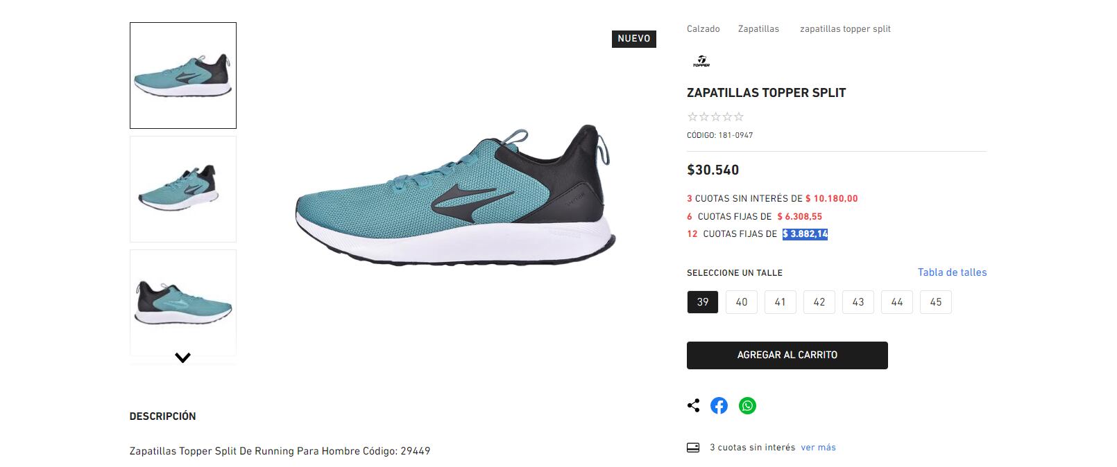 Comprar unas zapatillas en efectivo conviene menos que comprarla a Plazos si se opta por invertir el dinero que se hubiera utilizado en primer lugar