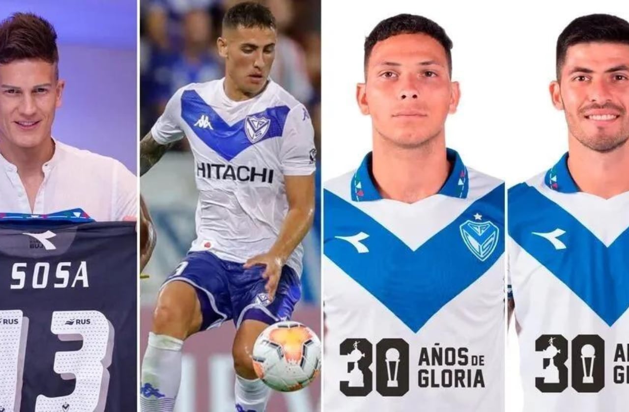 Sebastián Sosa, Braian Cufré, Abiel Osorio y José Florentín, los jugadores denunciados.