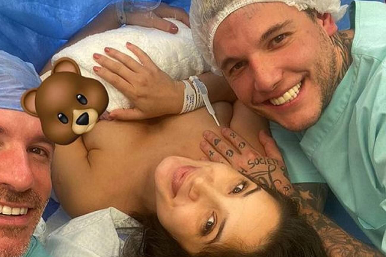 Alex Caniggia, Melody Luz y su hija Venezia