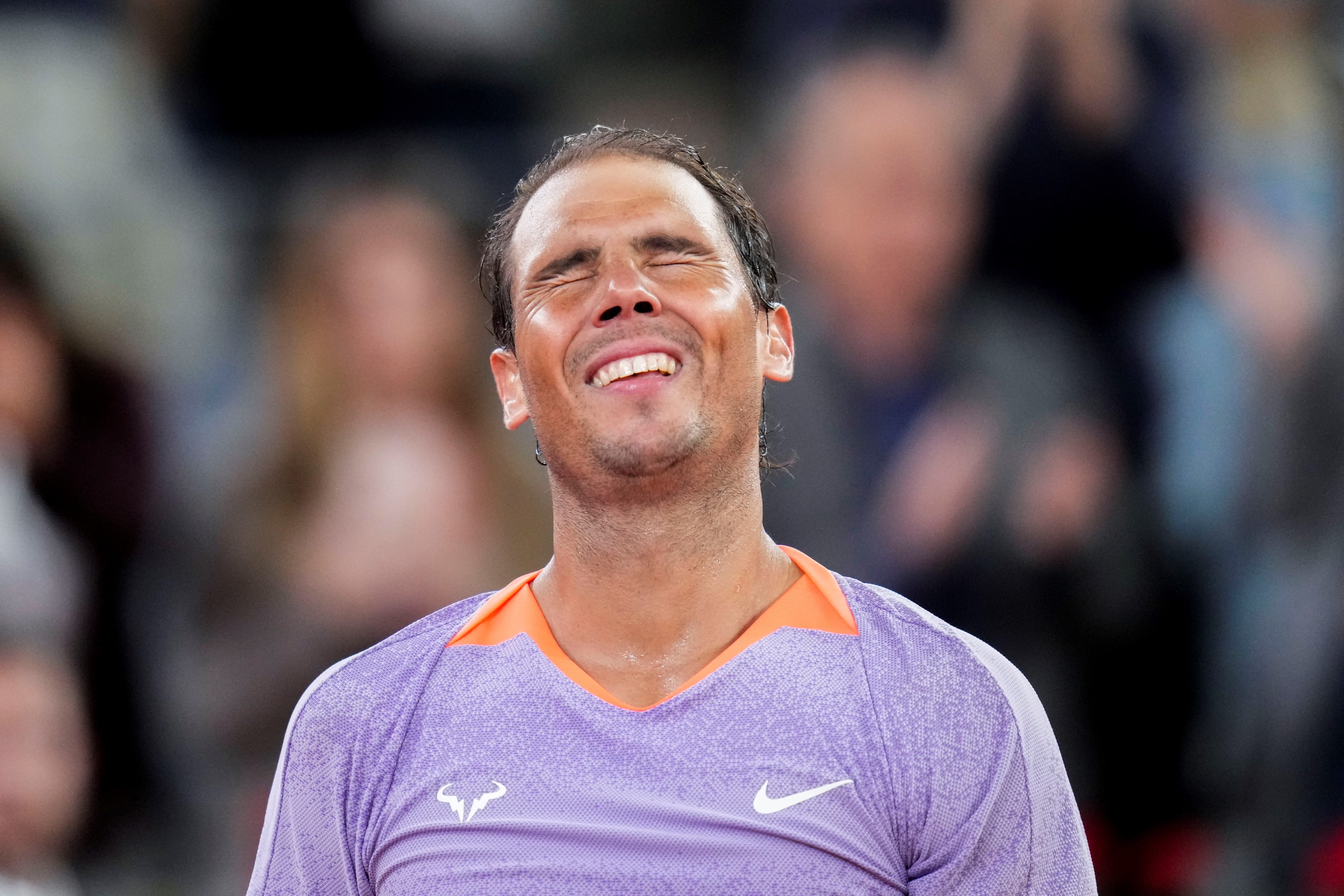 Rafael Nadal avanza en el Masters de Madrid (AP)