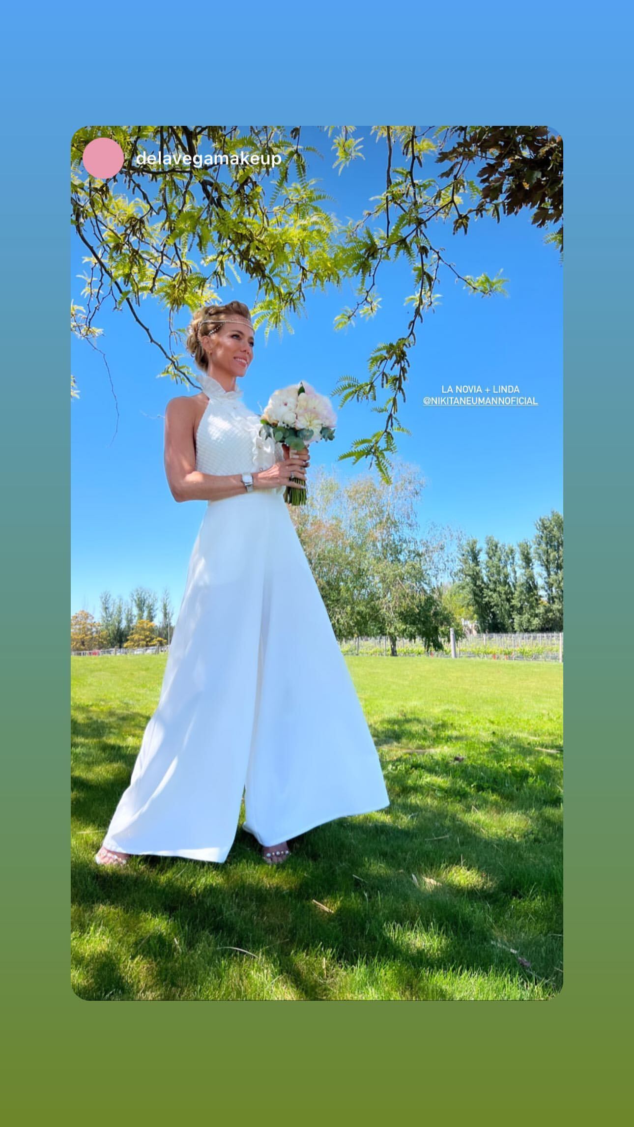 La boda de Nicole Neumann y Manu Urcera en Neuquén.