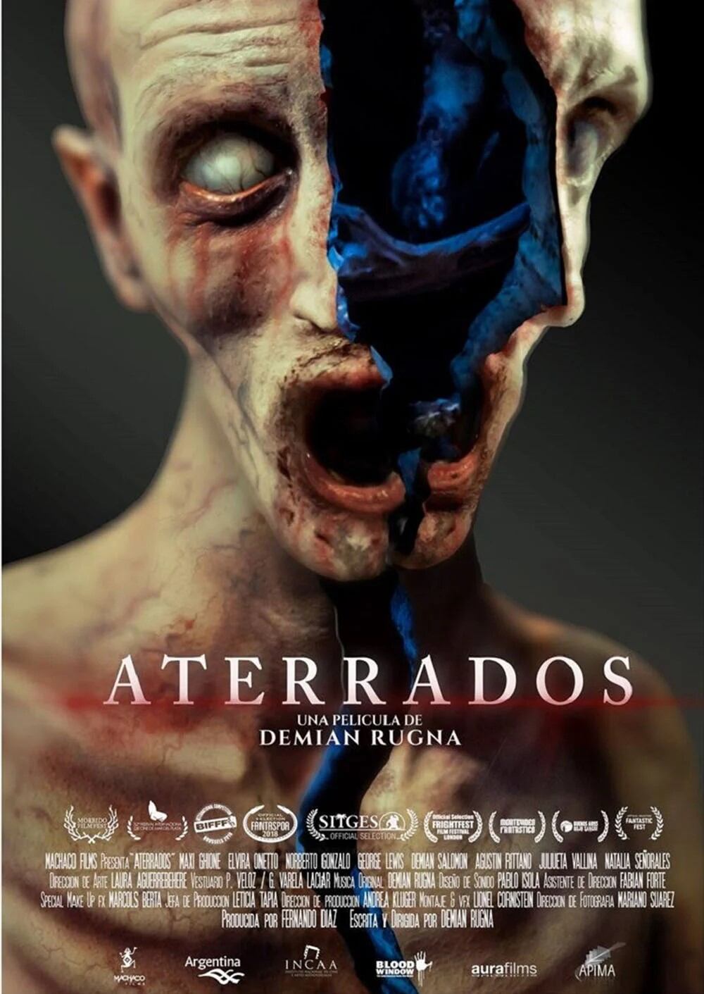 "Aterrados" tiene una duración de 87 minutos. 