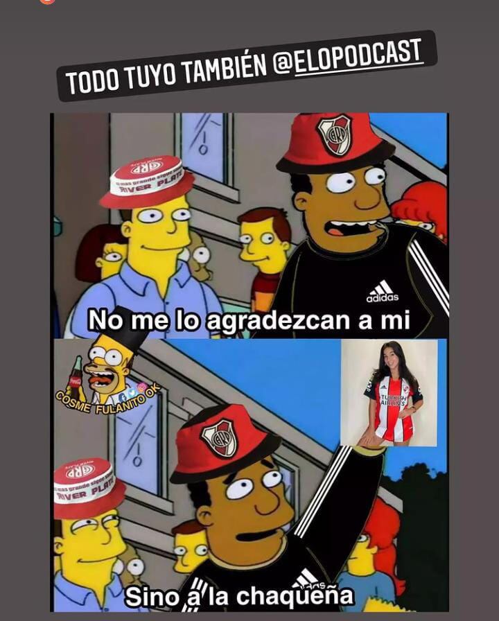 Los memes que aparecieron en las redes tras el encuentro de los jóvenes. / Gentileza