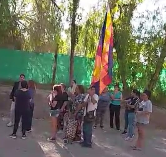 Vecinos de El Borbollón denuncian falta de agua, desde hace un mes, en escuela y viviendas. Foto: Gentileza