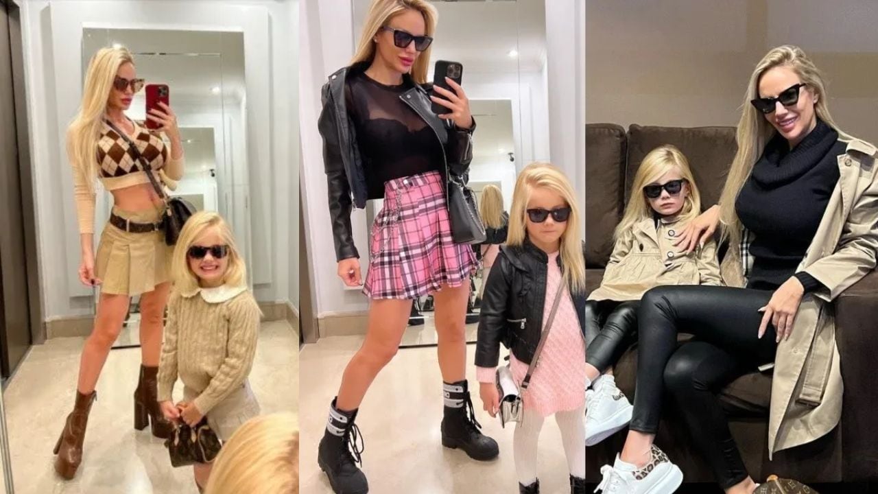 Luciana Salazar es una de las mamás que más combina sus looks con su hija Matilda.