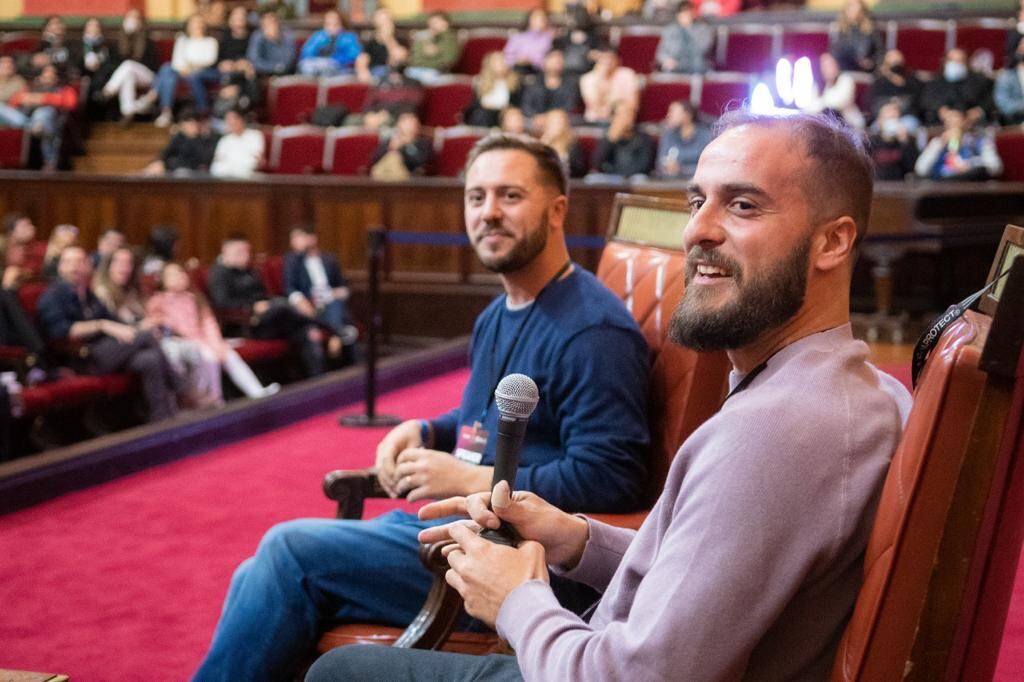 Leandro y Federico Agostino, los hermanos mendocinos y desarrolladores la herramienta educativa. Foto: Gentileza